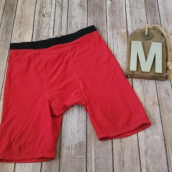 Eastbay red compression shorts - Picture 1 of 8